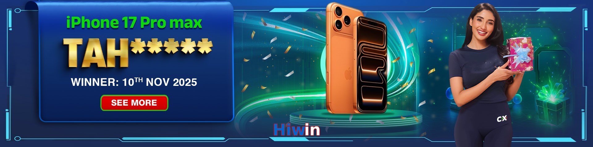 Hiwin game app for Pakistan players